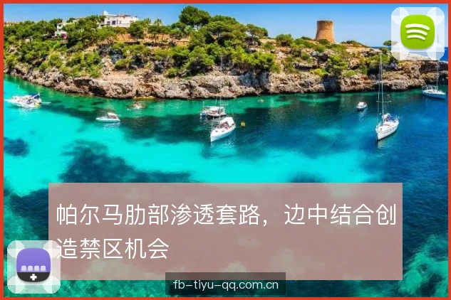 帕尔马肋部渗透套路，边中结合创造禁区机会